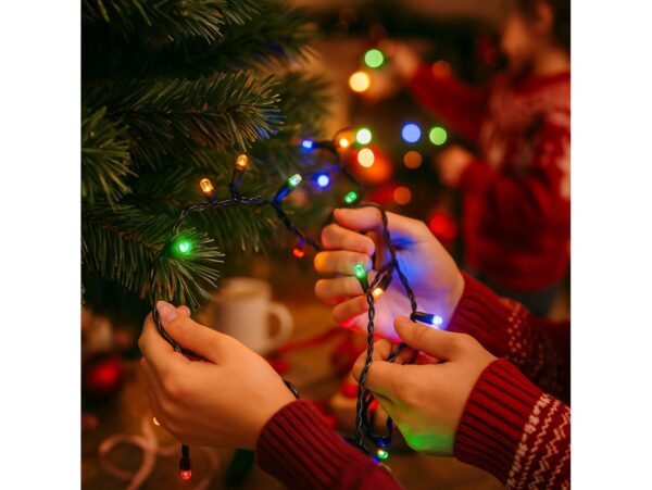 LAMPKI CHOINKOWE WEWNĘTRZNE 200 LED 8 TRYBÓW