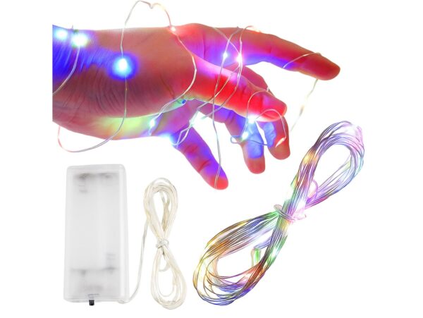 LAMPKI DRUCIKI 20 LED - multikolor