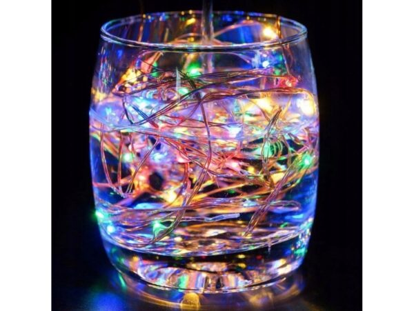 LAMPKI DRUCIKI 20 LED - multikolor