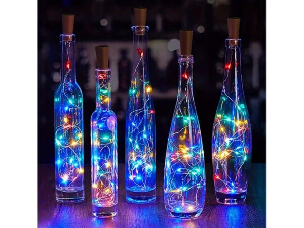 LAMPKI DRUCIKI 20 LED - multikolor