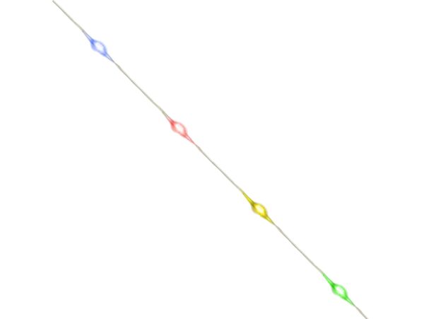 LAMPKI DRUCIKI 50 LED - multikolor