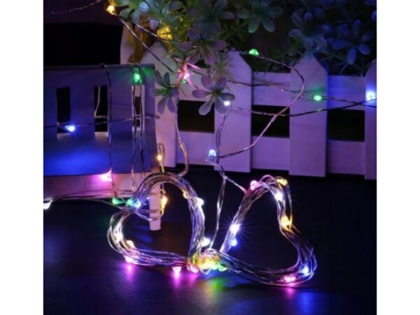 LAMPKI DRUCIKI 50 LED - multikolor