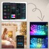 LAMPKI INTELIGENTNE 150 LED USB APP BLUETOOTH