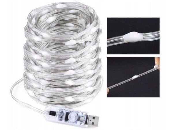 LAMPKI INTELIGENTNE 150 LED USB APP BLUETOOTH