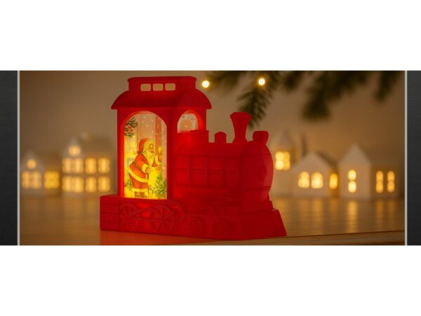 LOKOMOTYWA LED ŚWIĄTECZNA 9,6CM