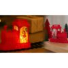 LOKOMOTYWA LED ŚWIĄTECZNA 9,6CM