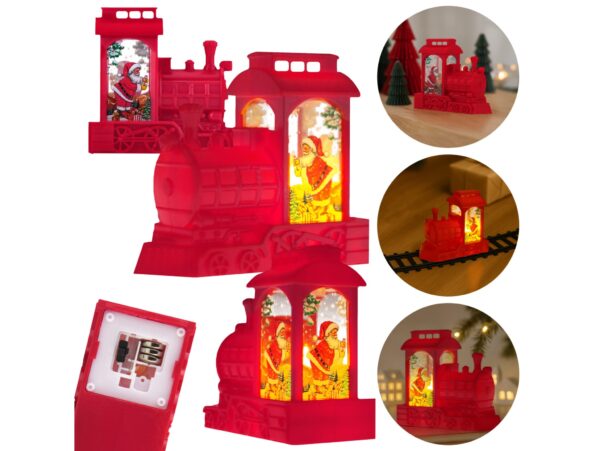 LOKOMOTYWA LED ŚWIĄTECZNA 9,6CM