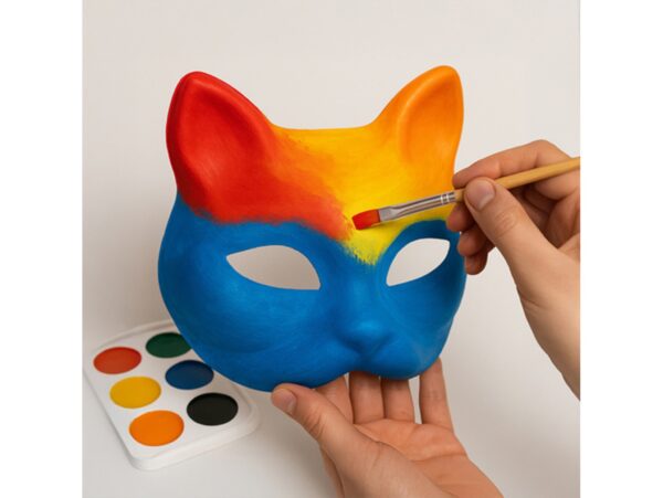 MASKA KOTA DIY 6SZT AKCESORIA