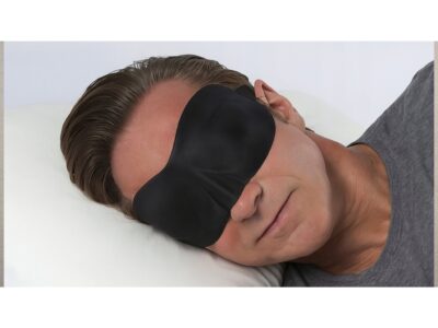 MASKA OPASKA NA OCZY DO SPANIA 3D - czarny
