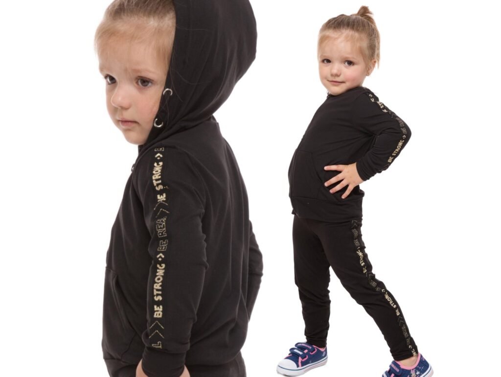 MORAJ BLUZA DZIEWCZĘCA - czarny 122-128