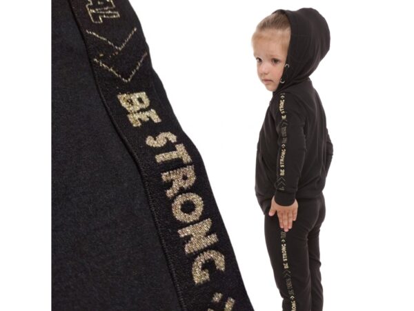 MORAJ BLUZA DZIEWCZĘCA - czarny 122-128