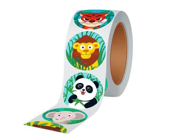 NAKLEJKI MOTYWACYJNE ROLKA 500SZT