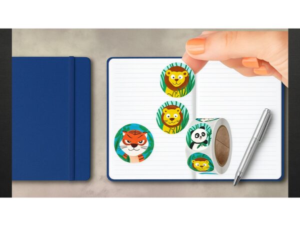 NAKLEJKI MOTYWACYJNE ROLKA 500SZT