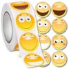NAKLEJKI MOTYWACYJNE ROLKA 500SZT - buźki