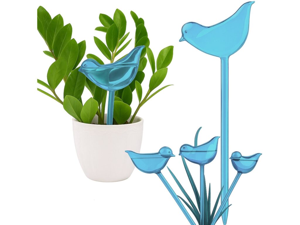 NAWADNIACZ DO KWIATÓW DONICZEK PTASZEK - niebieski