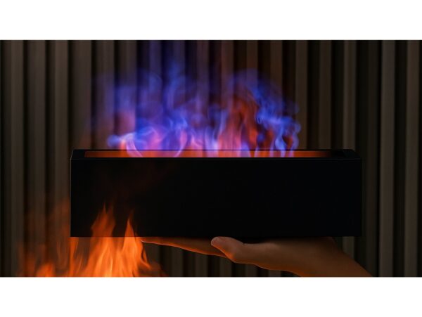 NAWILŻACZ POWIETRZA DYFUZOR PŁOMIEŃ 25 x 8 x 7 CM - czarny