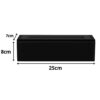 NAWILŻACZ POWIETRZA DYFUZOR PŁOMIEŃ 25 x 8 x 7 CM - czarny