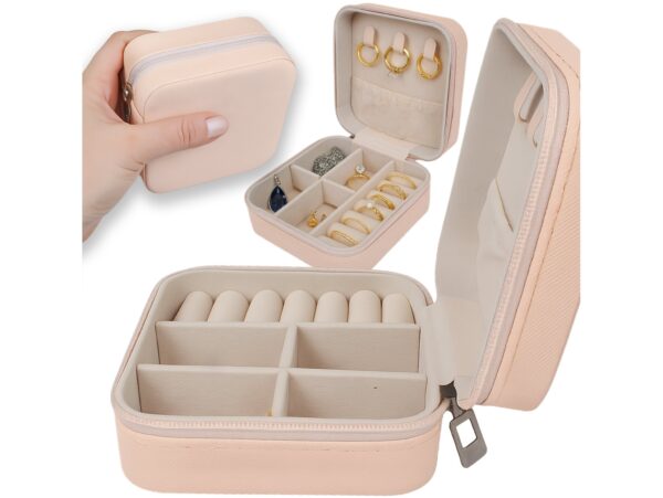 ORGANIZER NA BIŻUTERIE - brzoskwioniowy