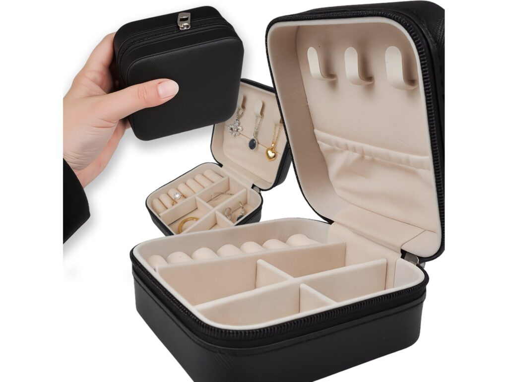 ORGANIZER NA BIŻUTERIE - ciemny szary