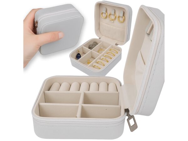 ORGANIZER NA BIŻUTERIE - jasny szary