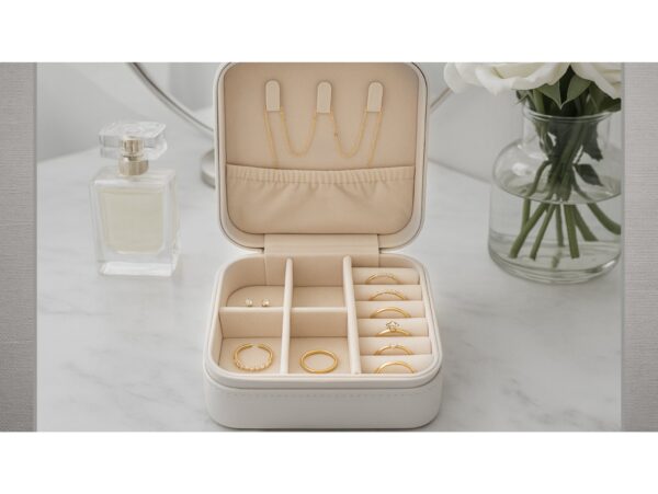 ORGANIZER NA BIŻUTERIE - jasny szary