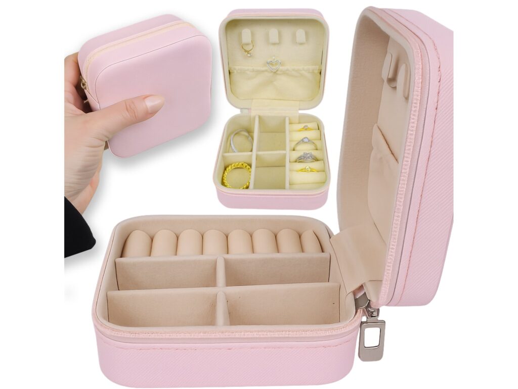ORGANIZER NA BIŻUTERIE - różowy