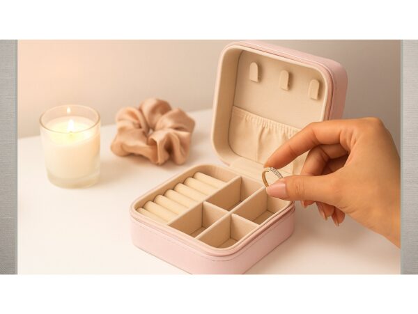 ORGANIZER NA BIŻUTERIE - różowy