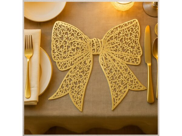 PODKŁADKA NA STÓŁ MATA KOKARDA 38x35 - złoty