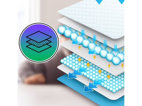 PODKŁADY MATY HIGIENICZNE DLA ZWIERZĄT 45x60 50SZT