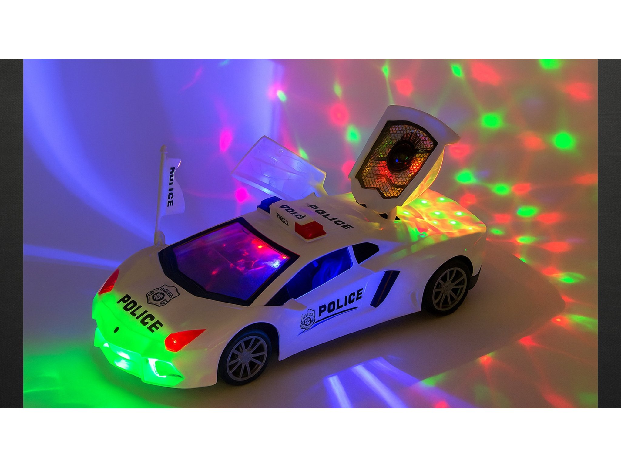 SAMOCHÓD POLICYJNY AUTO OBROTOWE