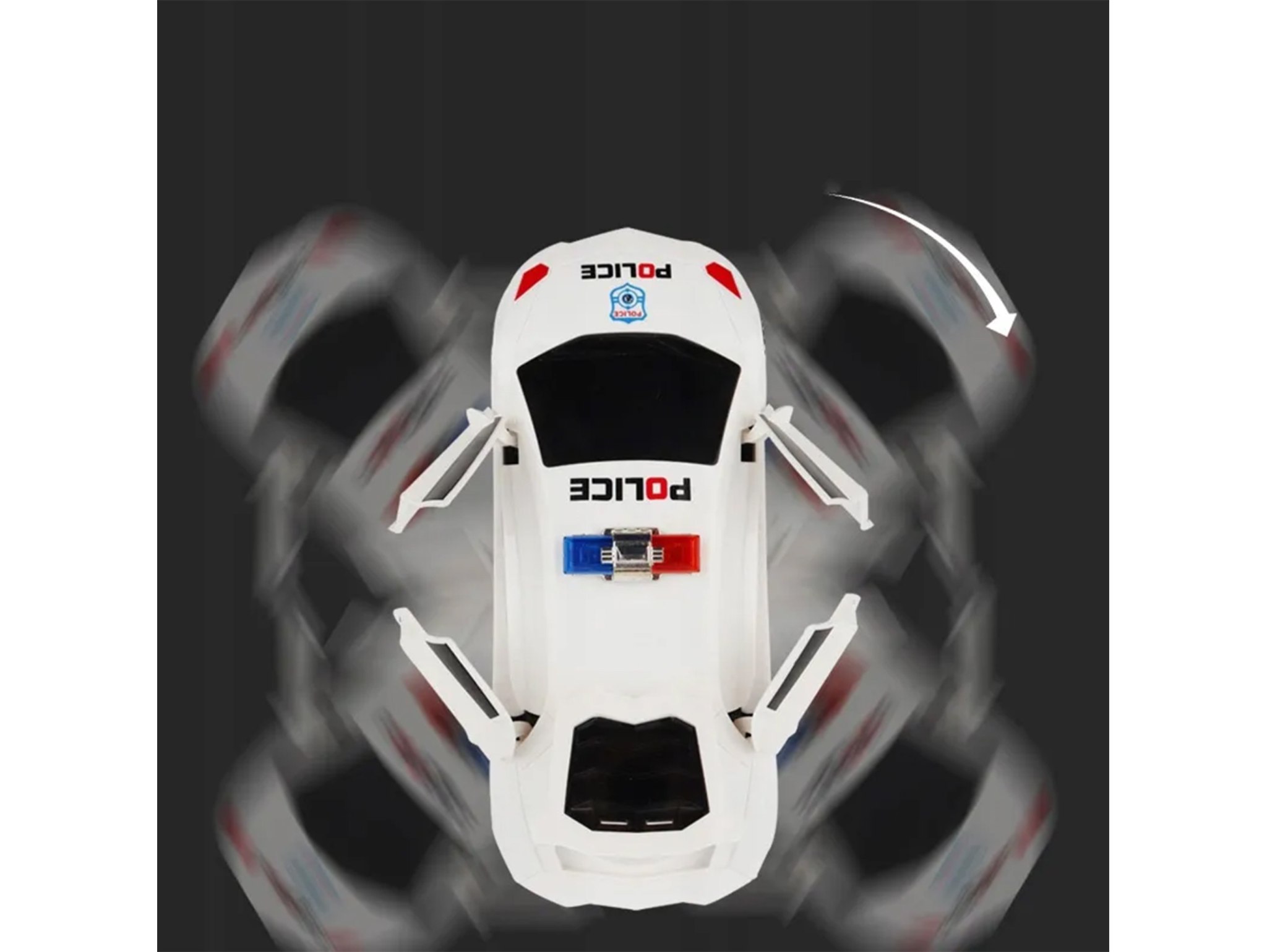 SAMOCHÓD POLICYJNY AUTO OBROTOWE