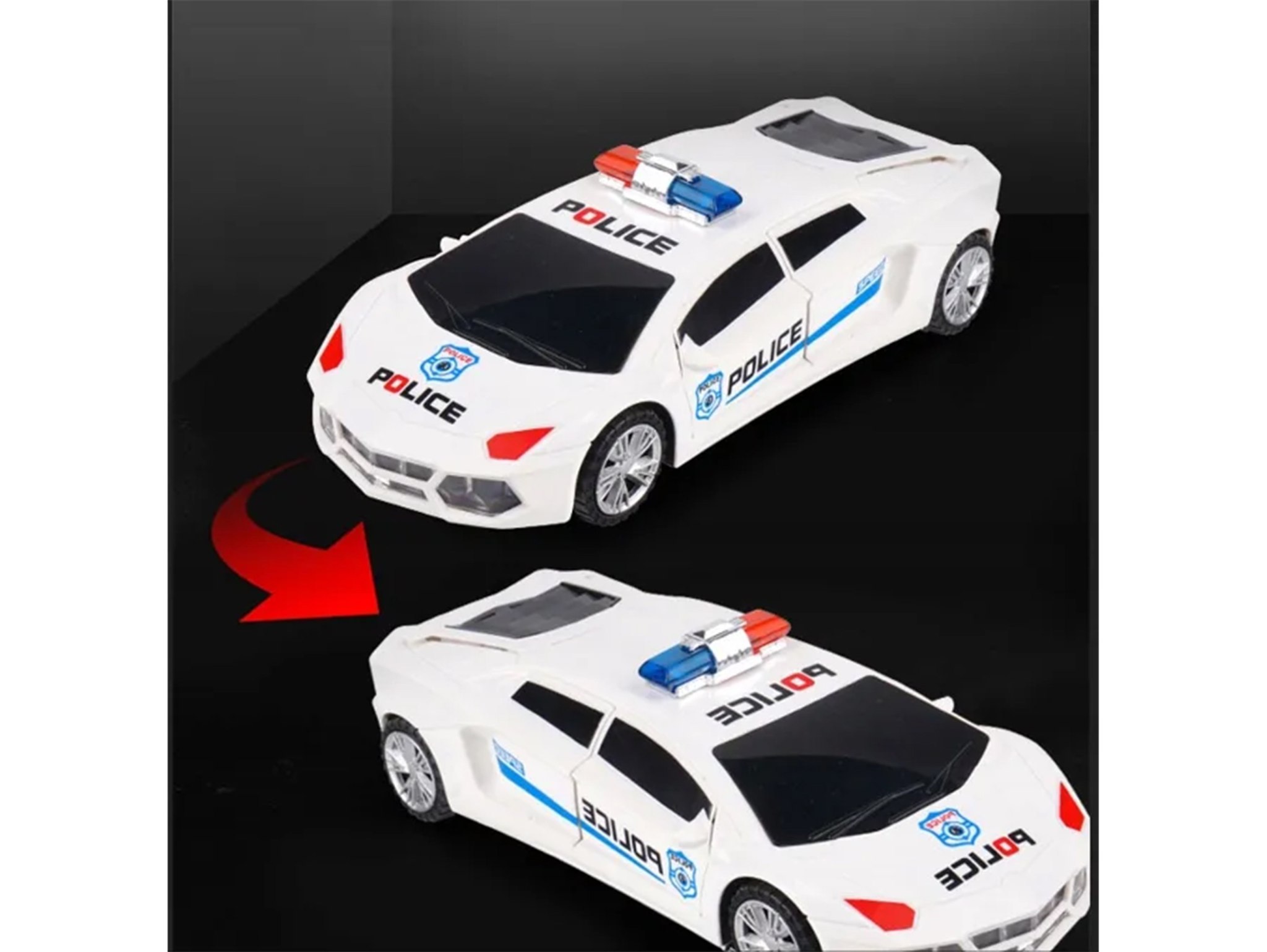 SAMOCHÓD POLICYJNY AUTO OBROTOWE