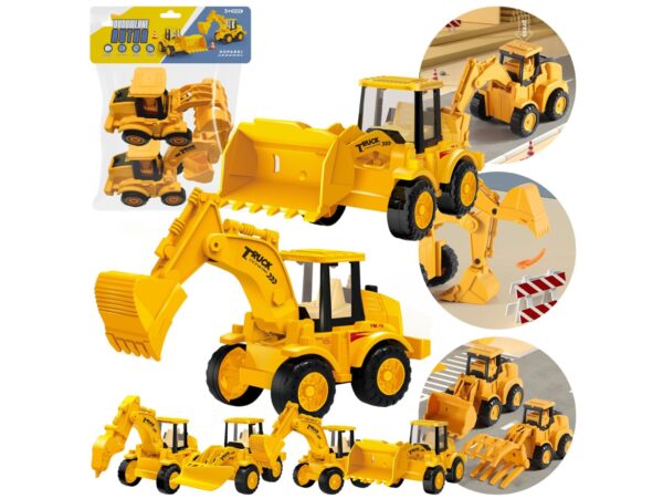 SAMOCHODZIKI AUTKA ZABAWKI 2SZT - koparki