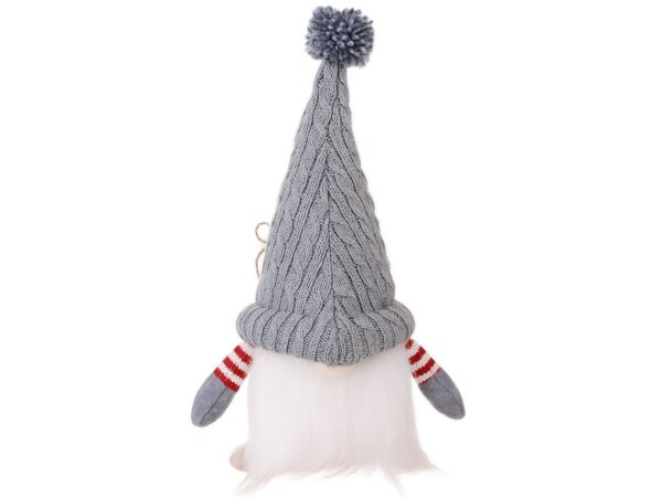 SKRZAT KRASNAL ŚWIĄTECZNY ŚWIECĄCY LED - szary