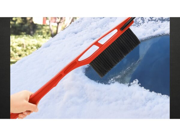 SZCZOTKO-SKROBACZKA DO SZYB SAMOCHODOWA - czerwony