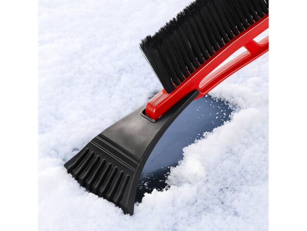 SZCZOTKO-SKROBACZKA DO SZYB SAMOCHODOWA - czerwony