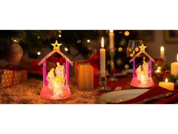 SZOPKA LED ŚWIĄTECZNA BOŻONARODZENIOWA 13,5CM - wzór 1