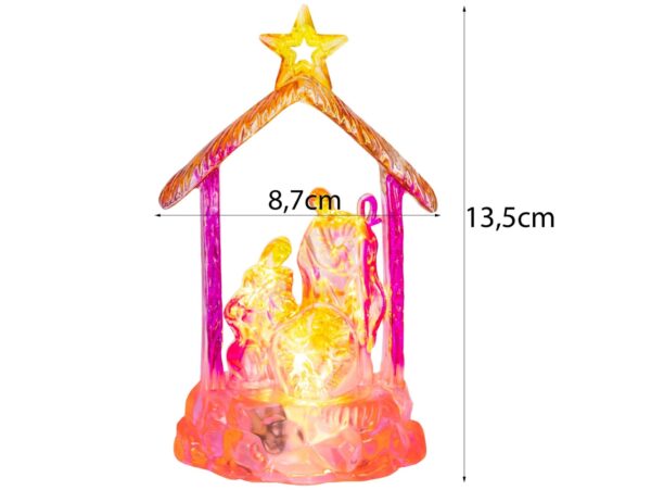 SZOPKA LED ŚWIĄTECZNA BOŻONARODZENIOWA 13,5CM - wzór 1