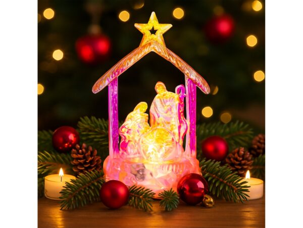 SZOPKA LED ŚWIĄTECZNA BOŻONARODZENIOWA 13,5CM - wzór 1