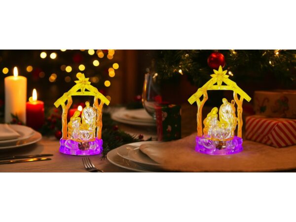 SZOPKA LED ŚWIĄTECZNA BOŻONARODZENIOWA 13,5CM - wzór 2