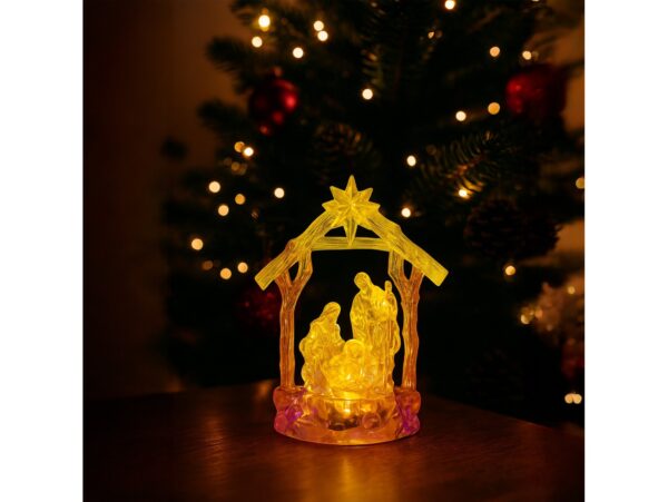 SZOPKA LED ŚWIĄTECZNA BOŻONARODZENIOWA 13,5CM - wzór 2