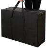 TORBA DO PRZECHOWYWANIA Z WŁÓKNINY 78x55x25cm - czarny