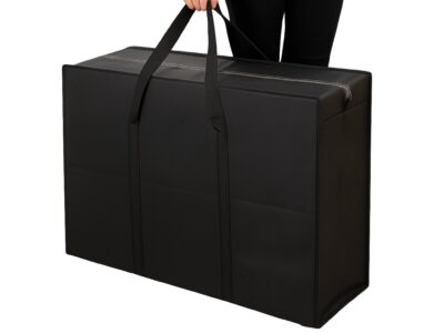 TORBA DO PRZECHOWYWANIA Z WŁÓKNINY 78x55x25cm - czarny