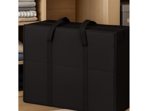 TORBA DO PRZECHOWYWANIA Z WŁÓKNINY 78x55x25cm - czarny