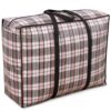 TORBA GOSPODARCZA 68x50x24cm - czerwona kratka
