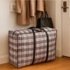 TORBA GOSPODARCZA 68x50x24cm - czerwona kratka