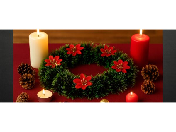 WIANEK OZDOBNY NA DRZWI STROIK 23,5cm