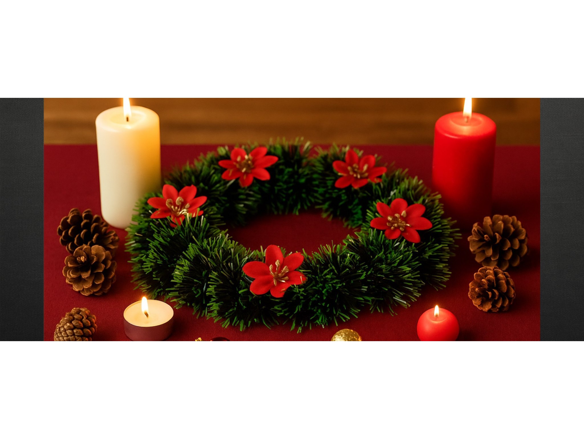 WIANEK OZDOBNY NA DRZWI STROIK 23,5cm