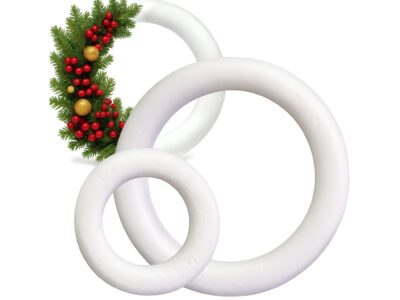 WIANKI KÓŁKA STYROPIANOWE DO ZDOBIENIA STROIK 2SZT