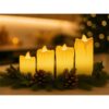 ŚWIECZKA NA BATERIE LED LAMPKA ZESTAW 4SZT